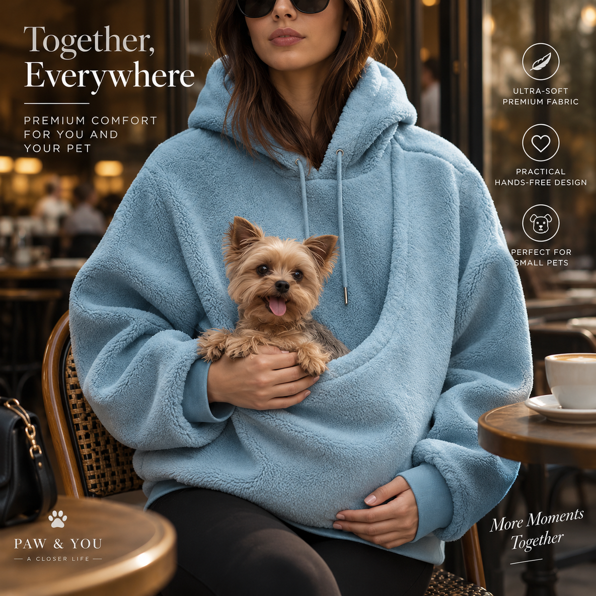 CozyCarry everyday bonding moment with pet