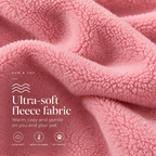 CozyCarry ultra soft pink fleece texture