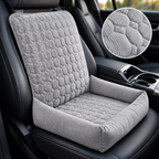 CozyRide gray padded pet car seat protector