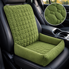 CozyRide green padded pet car seat protector