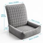 CozyRide gray pet car seat protector dimensions