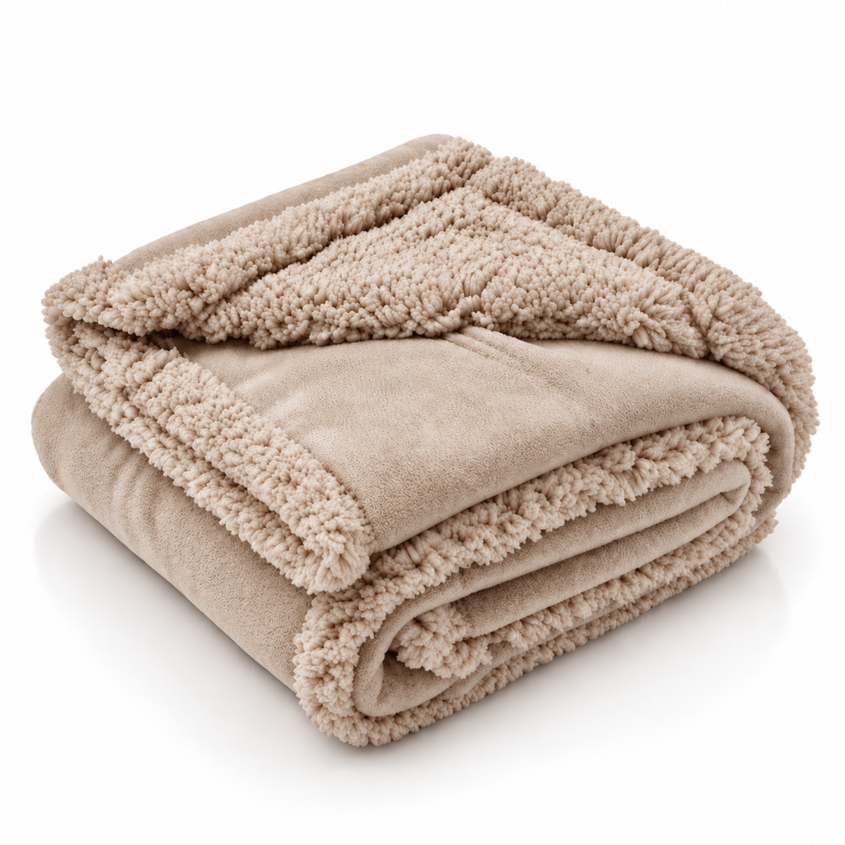 CozySherpa beige waterproof pet blanket