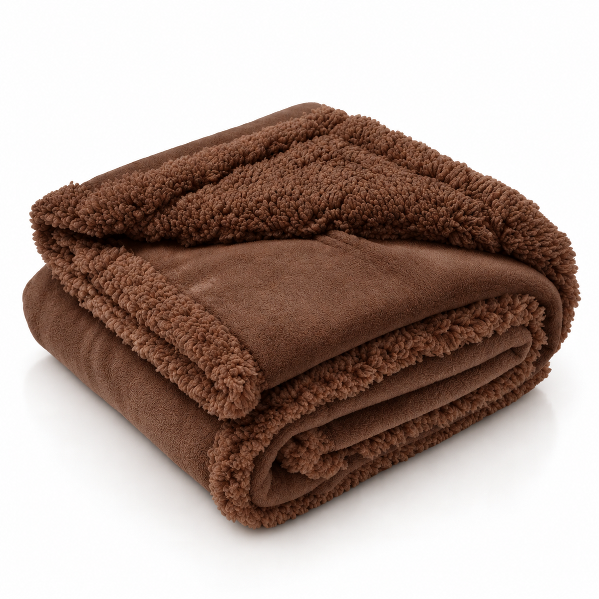 CozySherpa chocolate brown waterproof pet blanket
