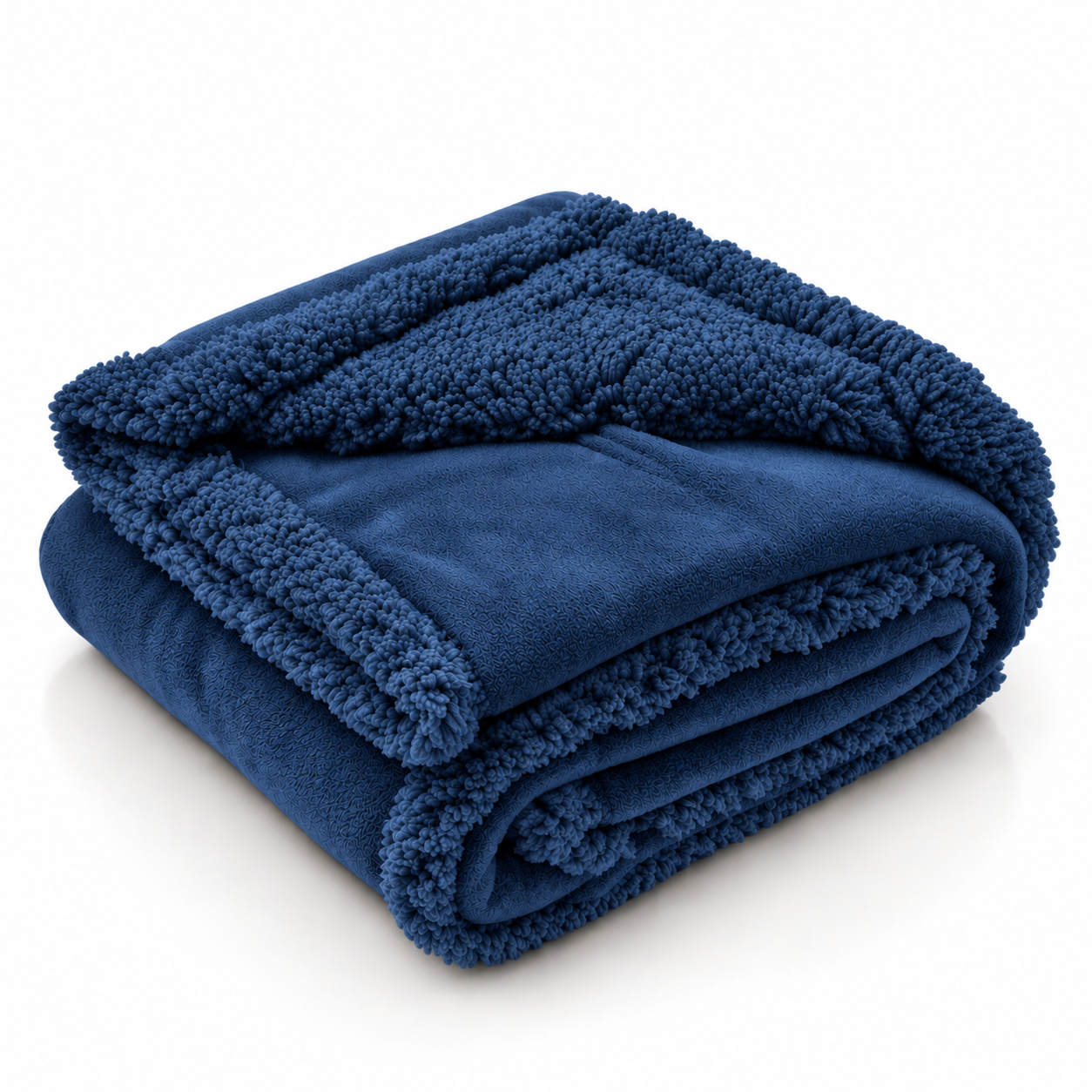 CozySherpa navy blue waterproof pet blanket