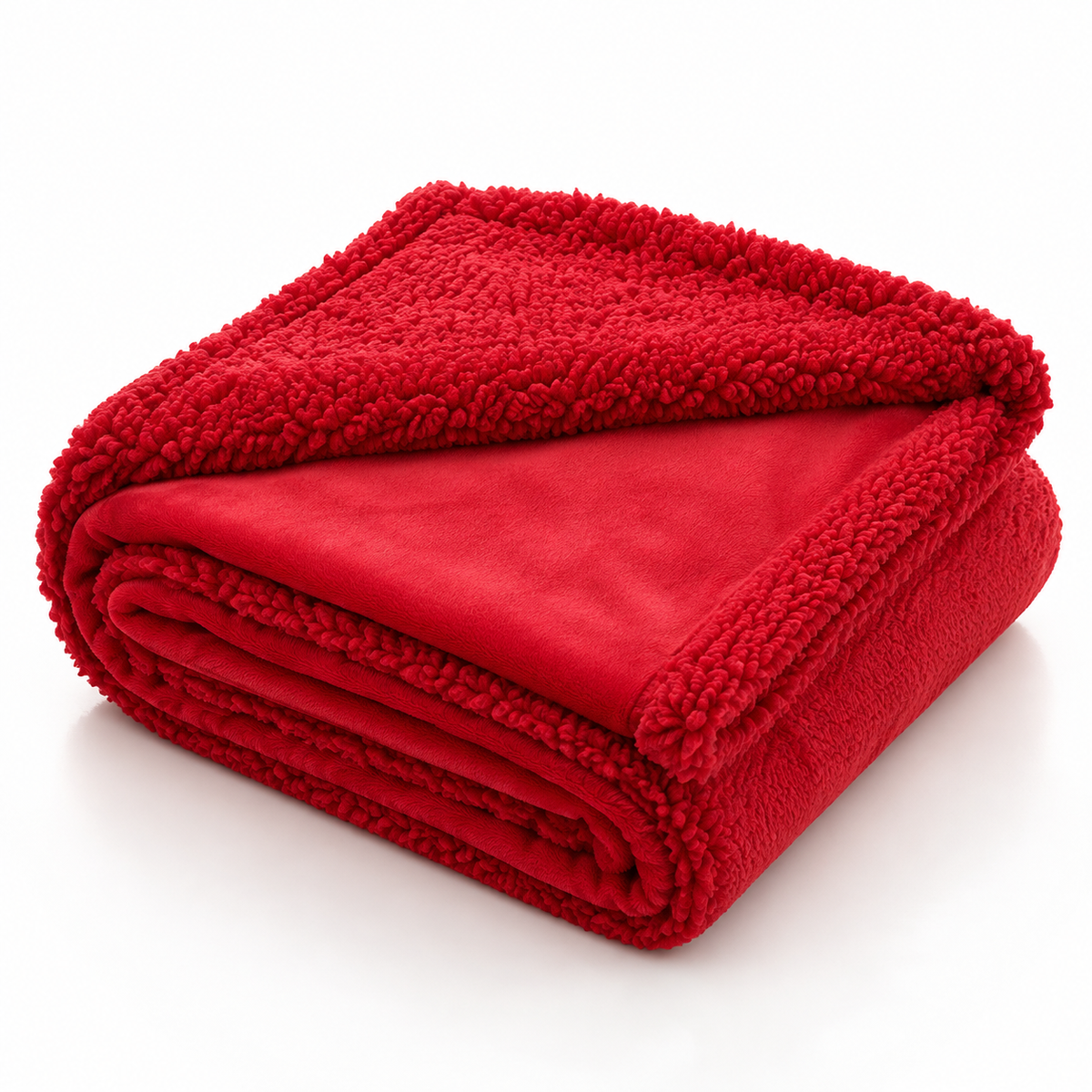 CozySherpa red waterproof pet blanket